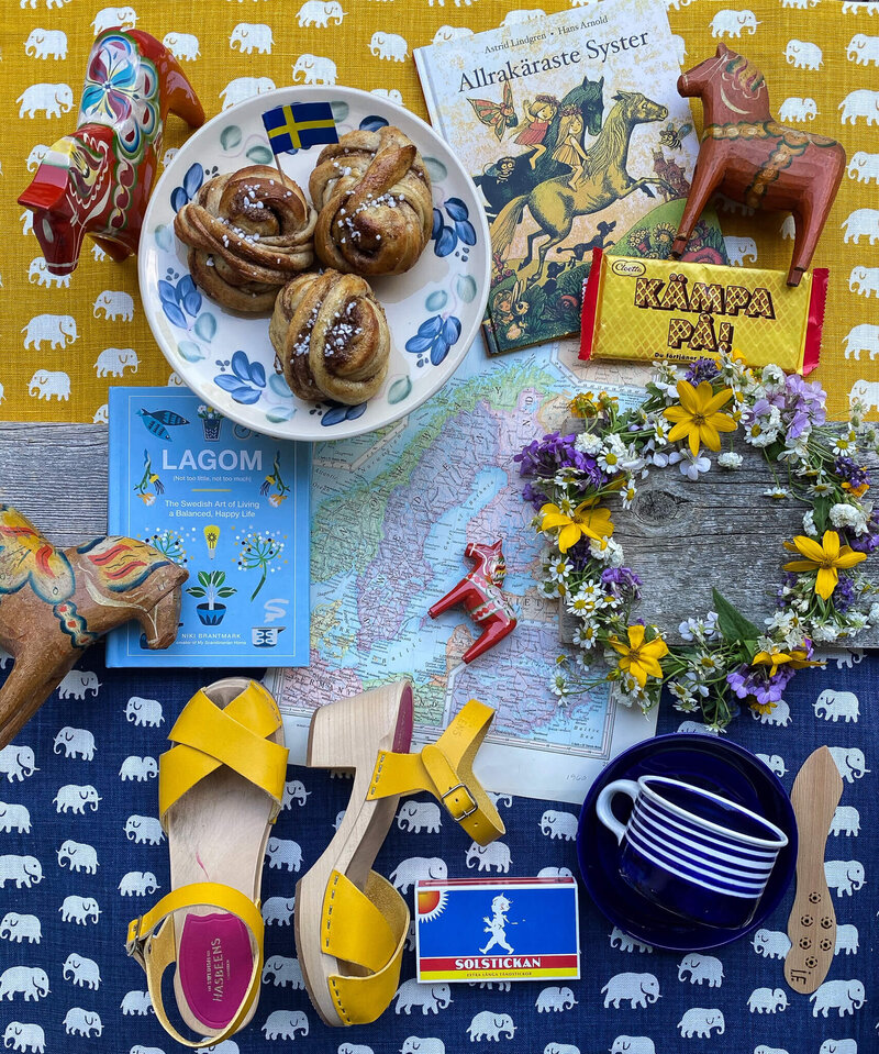 Swedish Inspired Mood Board featured in Travel and Lifestyle Magazine The Loaded Trunk