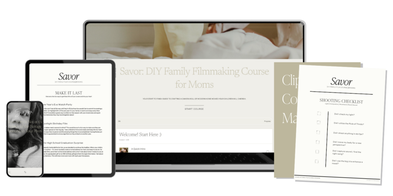 DIY family filmmaking course for Moms preview