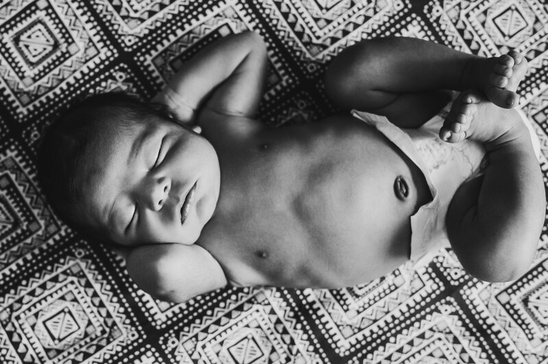 newborn , crib, black and white photo,