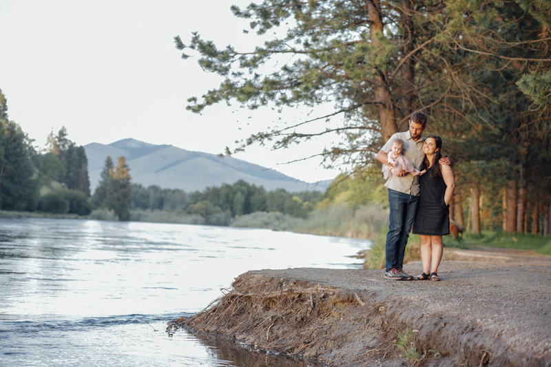 Glacier National Park family outdoors for photography session