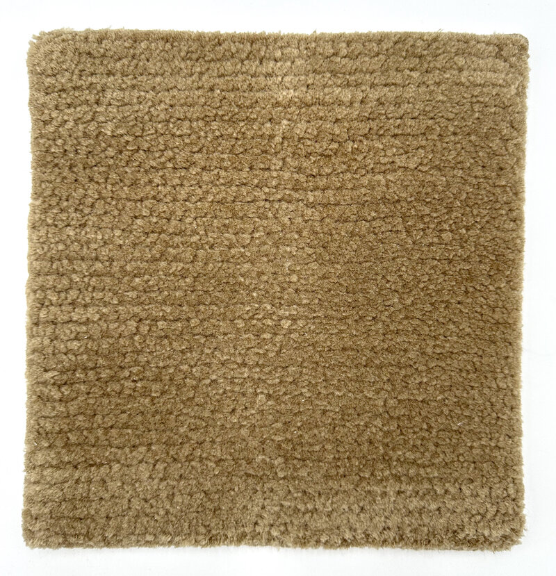 Kora Color-Caramel  Fiber-Merino Wool Quality-Floor Loom I-Shaggy 