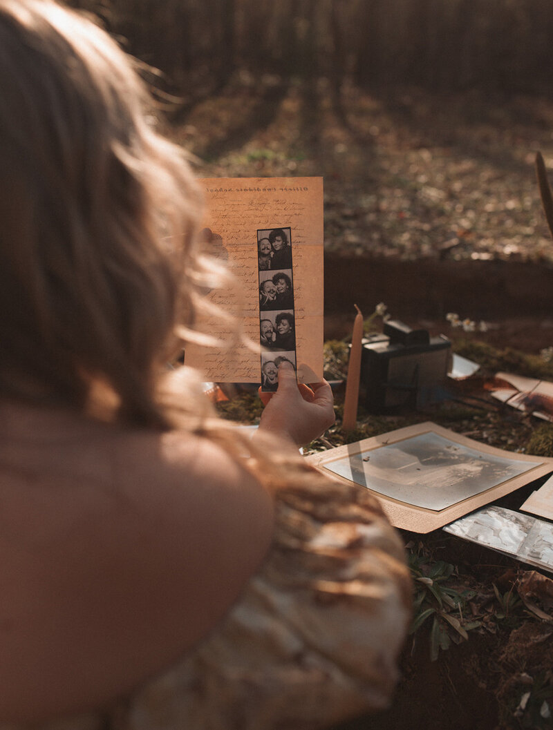 Warm lifestyle portrait of the photographer during a casual moment outdoors.