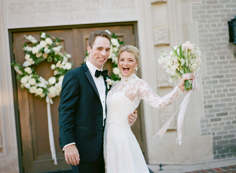 All Saints Episcopal Church wedding in Birmingham, AL
