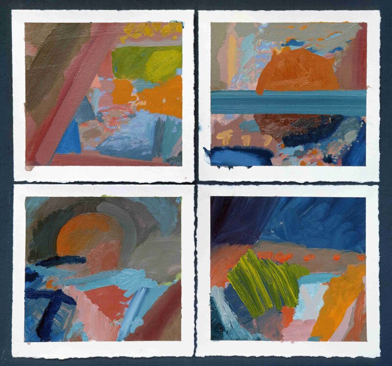 Four-Sections 10- oil on paper- 1982 - 57 x 58 cm jpg_11zon