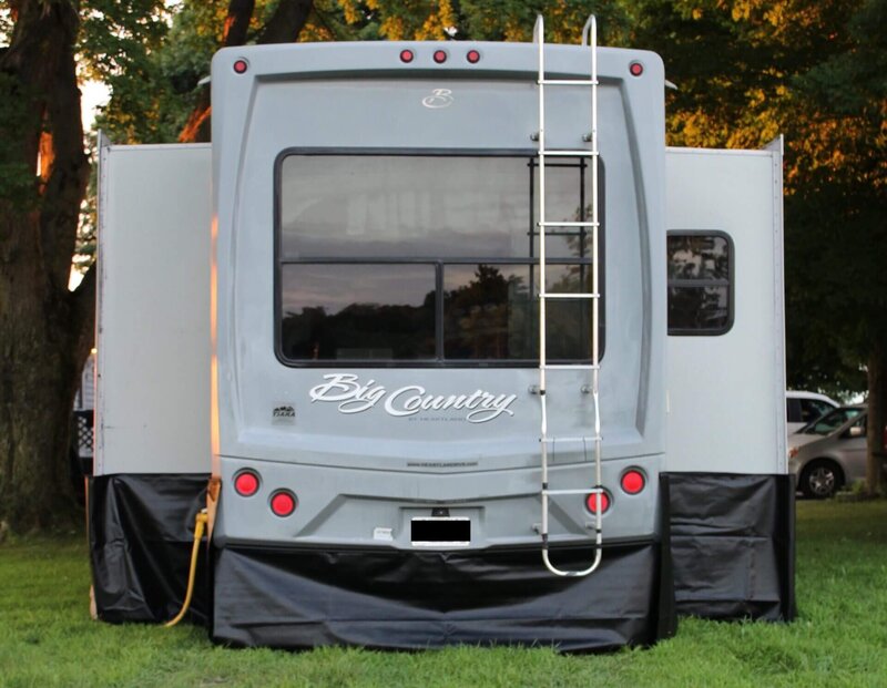 how to install skirting around rv