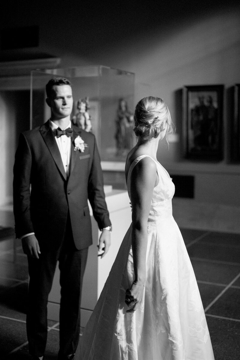 Classic Black-Tie Summer Wedding at the Detroit Institute of Arts Museum, the Premier Arts Museum in Michigan