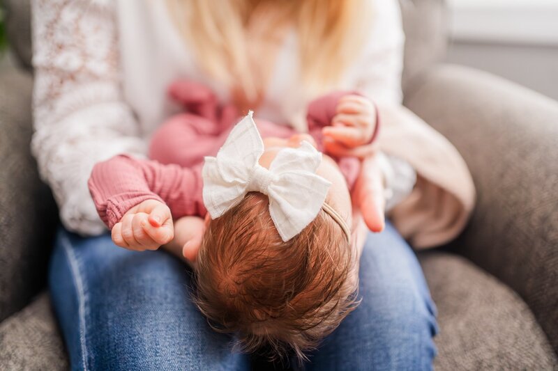 eau claire newborn photography session