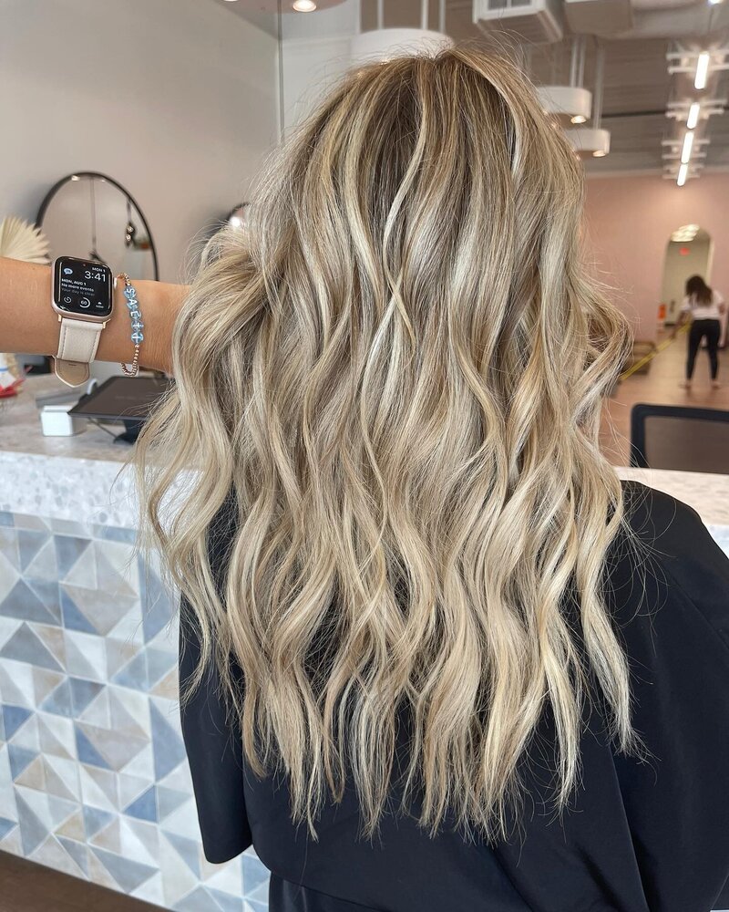 Lived in Low Maintenance Beachy Blonde Sun-kissed  Hair Color by Salt Hair Collective - East Beach Norfolk Hair Salon for Lived in Low Maintenance Color - 40