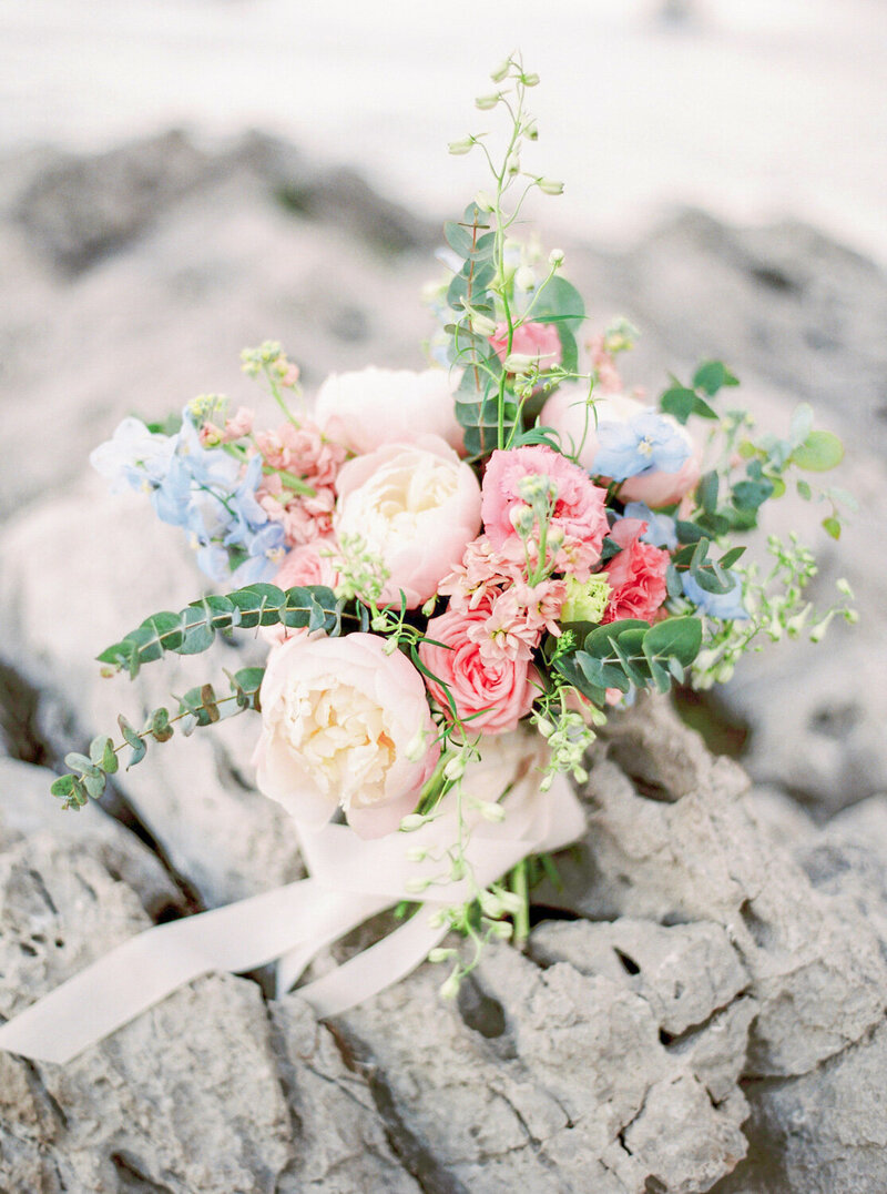Florals for wedding proposal in Capri