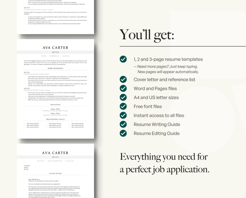 ATS-FRIENDLY RESUME + COVER LETTER