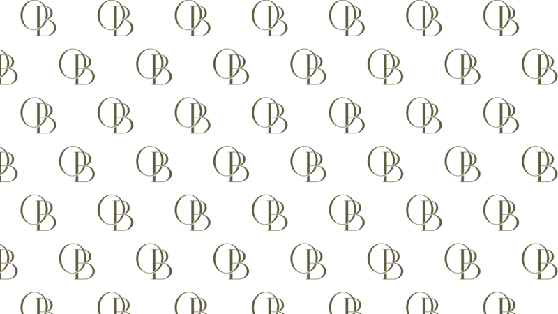 Pattern design for Olive Black events, a wedding planner in Colorado