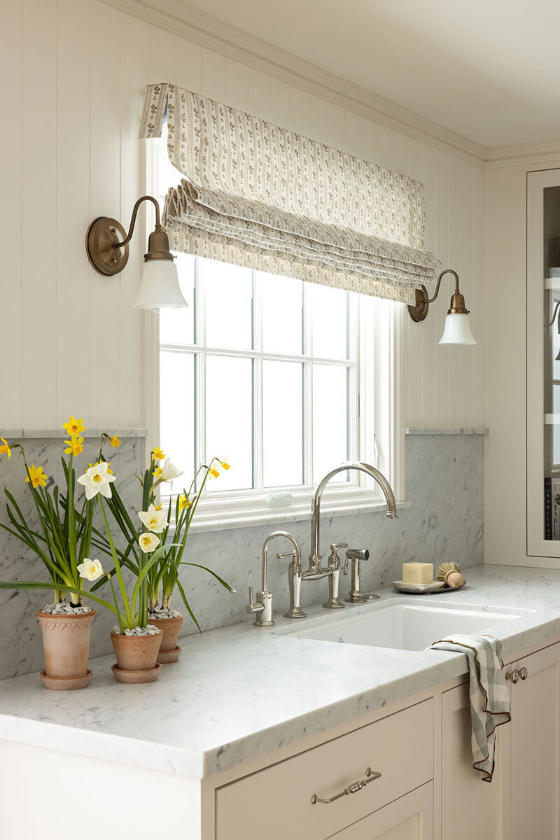 Interior designer-crafted California home with refined molding and vintage accents
