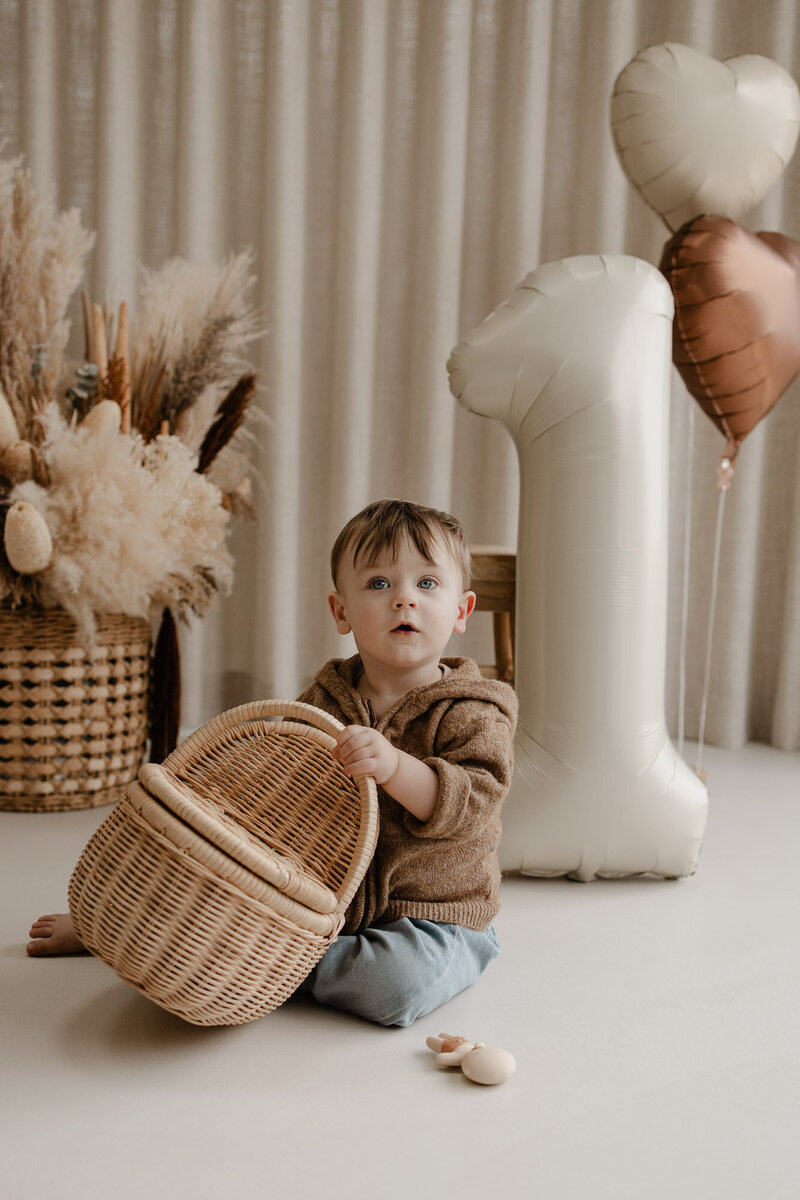 babyfotografie in een gezellige thuisstudio