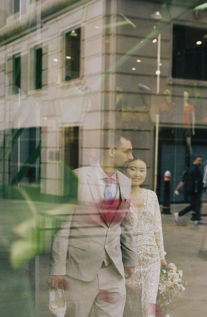 Analogue wedding photography in London