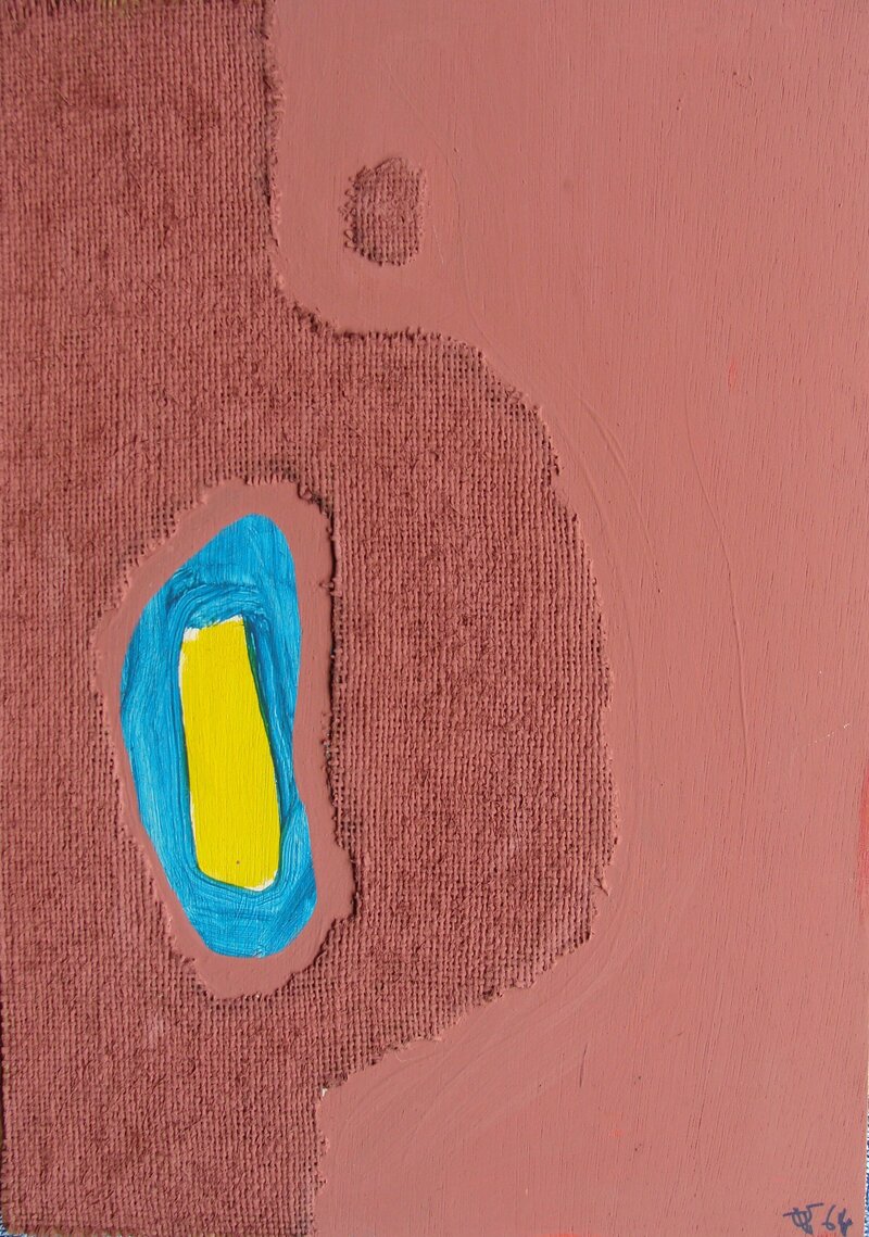 Tableau de Paul Tenèze issu de la collection Contrastes. Tableau n°17