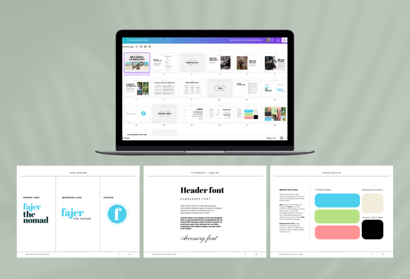 branding guideline sample