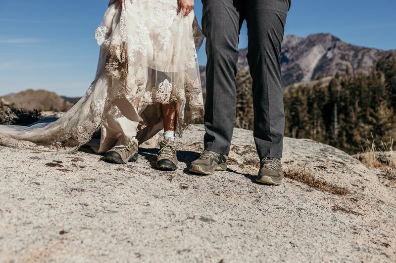 elopement in the mountains