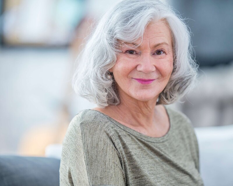 A geriatric patient waiting to obtain speech and language therapy from a licensed speech pathologist.