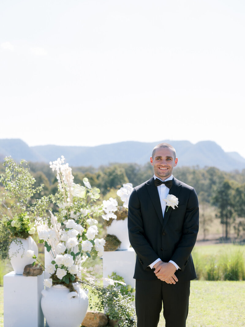 Spicers Guesthouse Hunter Valley Wedding Venue for an elegant white Spring Australia wedding - Sheri McMahon Fine Art Film Destination Wedding Photographer-36