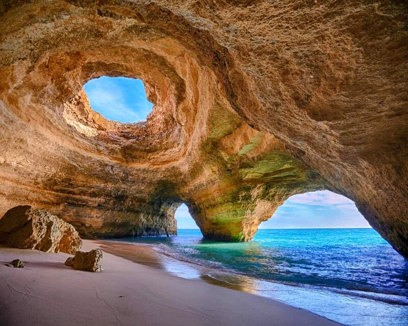 benagil cave lagoa algarve portugal wedding