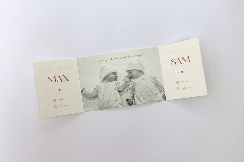Beige-tweeling-tweeluik-Max-Sam-met-koper-en-foto-9