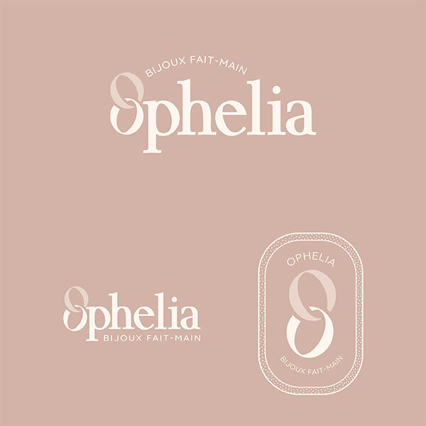 Identité visuelle Ophelia réalisés par Sagittae Design