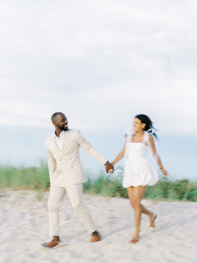 Summer Martha's Vineyard Engagement Session On The Beach | Amarachi Ikeji Photography 25