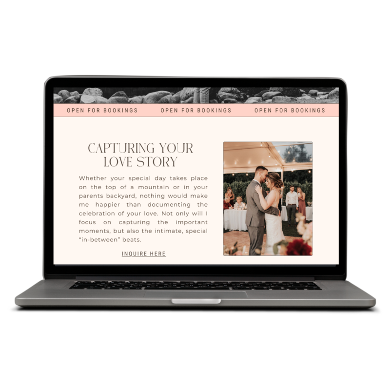Website design example