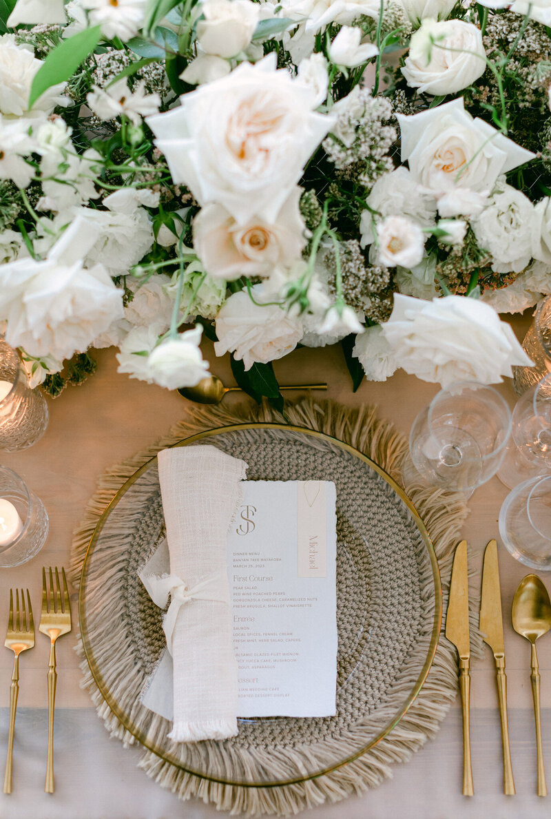 Wedding Reception Menu