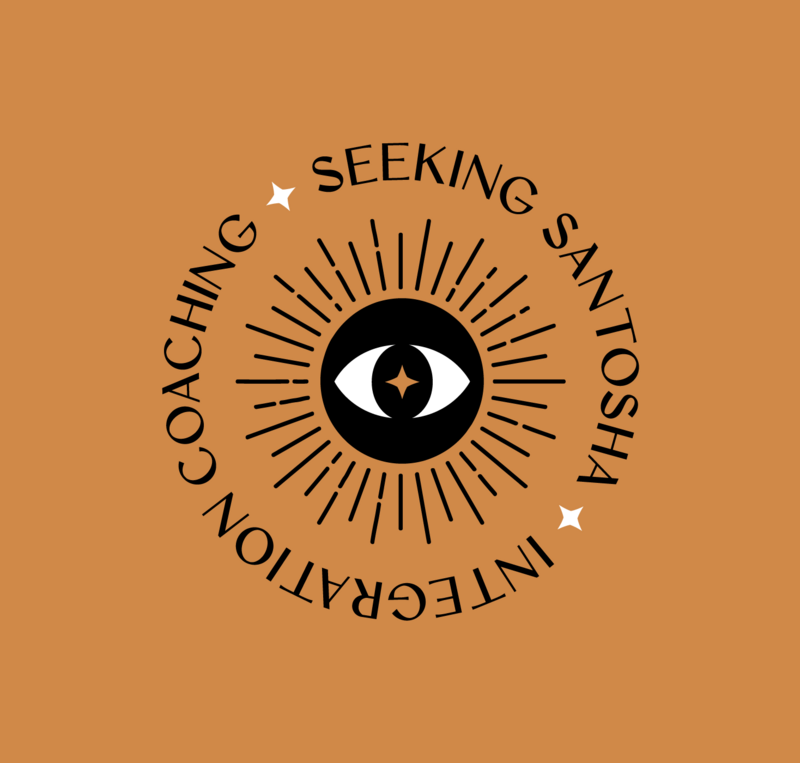 Seeking-Santosha-Mindfulness-Coach-Brand-Mark-Logo-Design