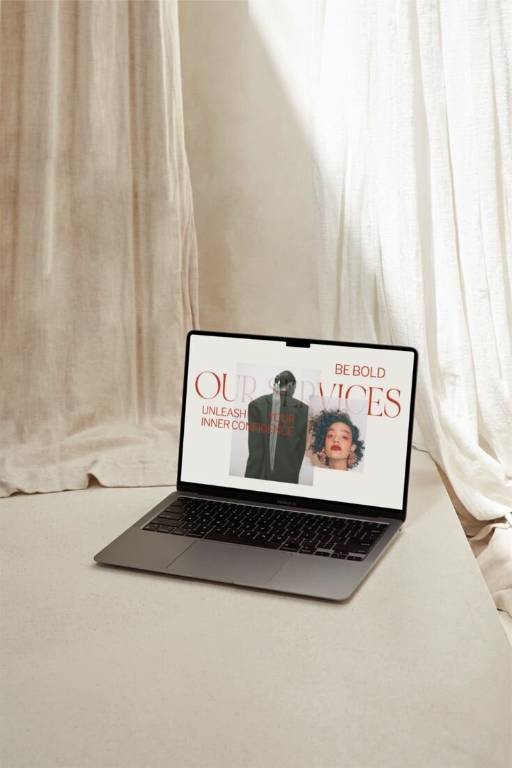 Bold and Modern Hair Salon Website Design _ Luxury & Editorial Branding Inspiration for Hairstylists