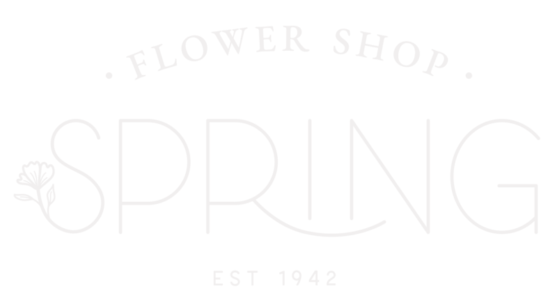 Spring flower shop logo est 1942