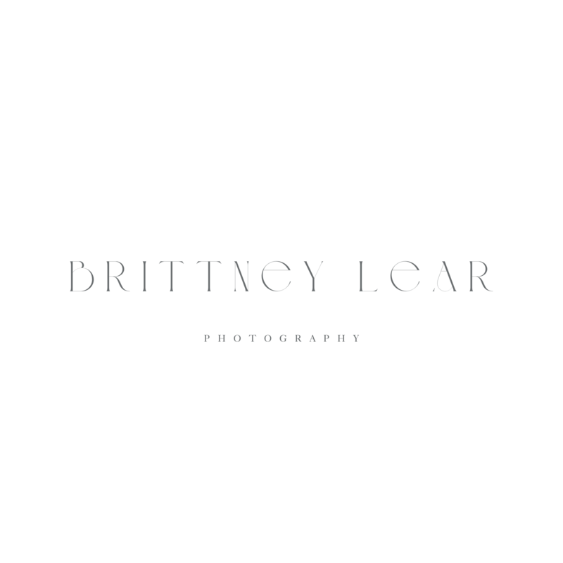Font logo for Indianapolis newborn photographer Brittney Lear Photography