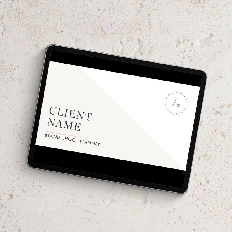 Brand Shoot Planner Template for Photographers by Abby Murphy Photo 15