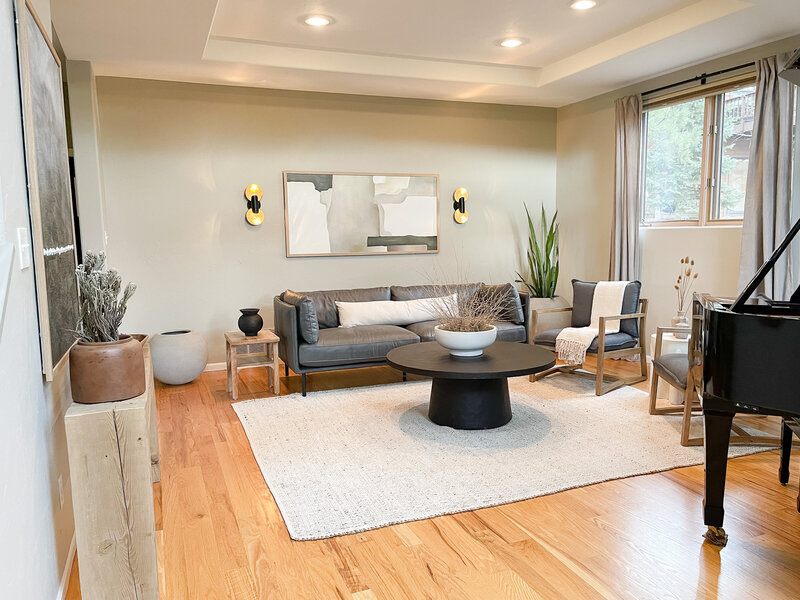Cozy Living Room / Colorado Interior Design / Teak and Amber Interiors