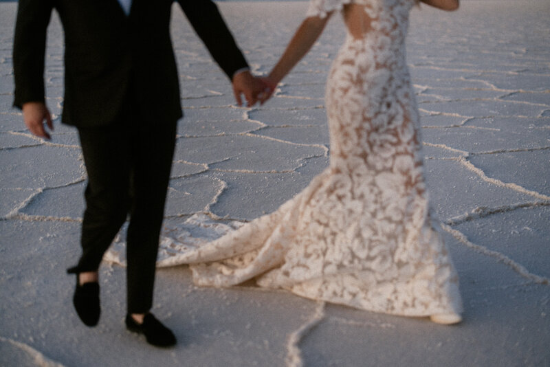 Salt Flats Wedding Elopement Photos