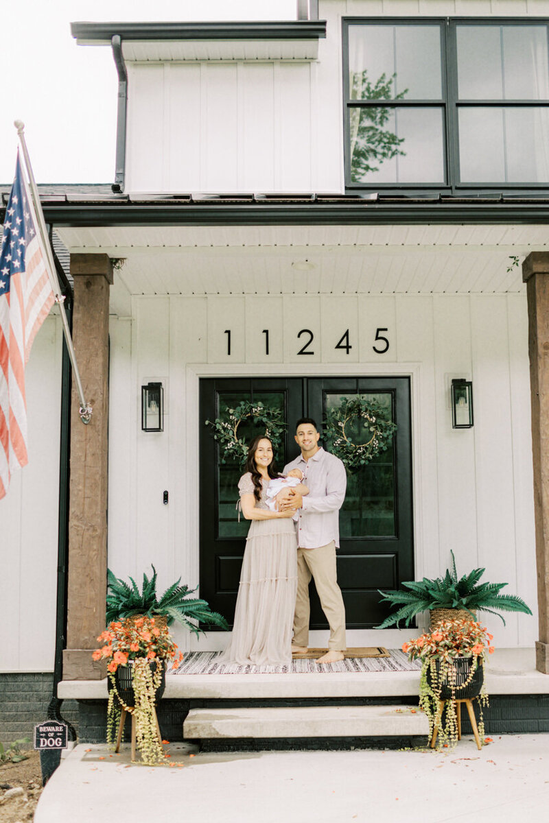 Akron and Cleveland in home newborn photography