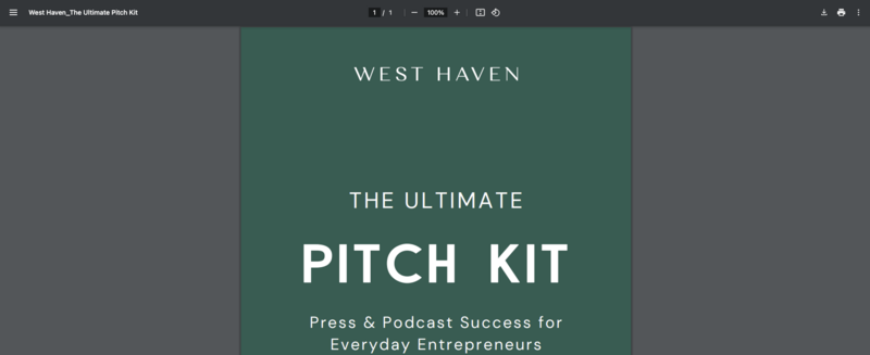 Pitch Kit mockup