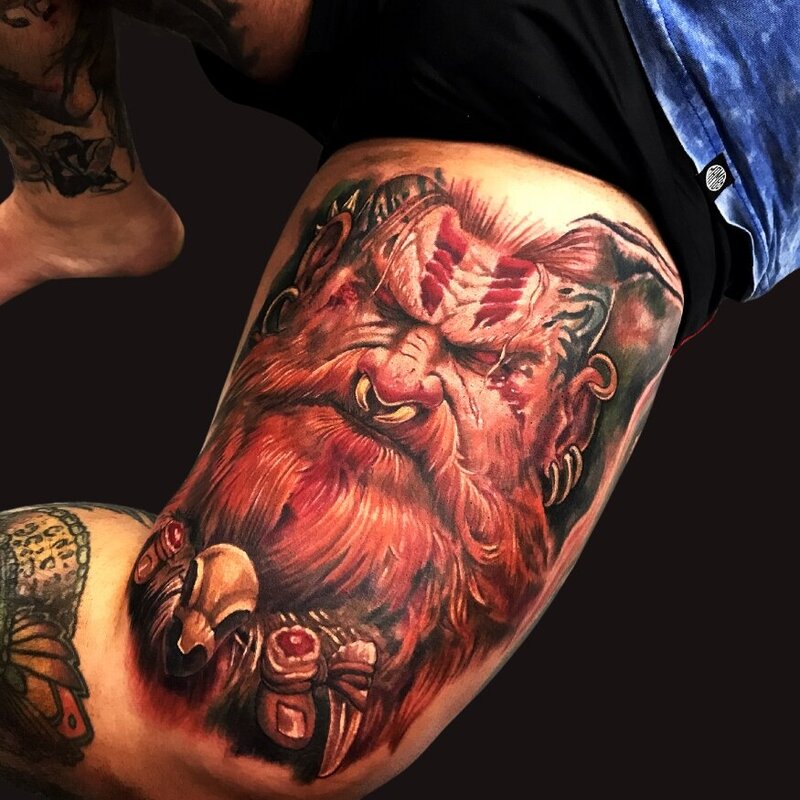 Colour Theory | Las Vegas Custom Tattoos by Damien Wickham