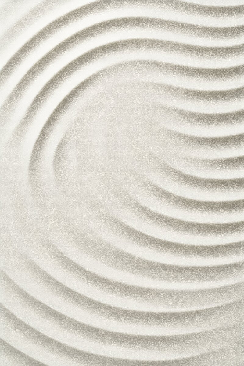 Rippled cream texture for holistic skincare