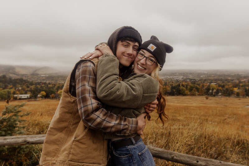 Engaged Couples Photos in Boulder Colorado