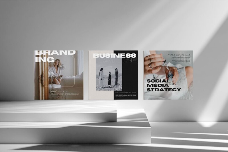 Business Instagram Templates Vol 6 Blush Created Business Instagram Templates Vol 6 Blush Created