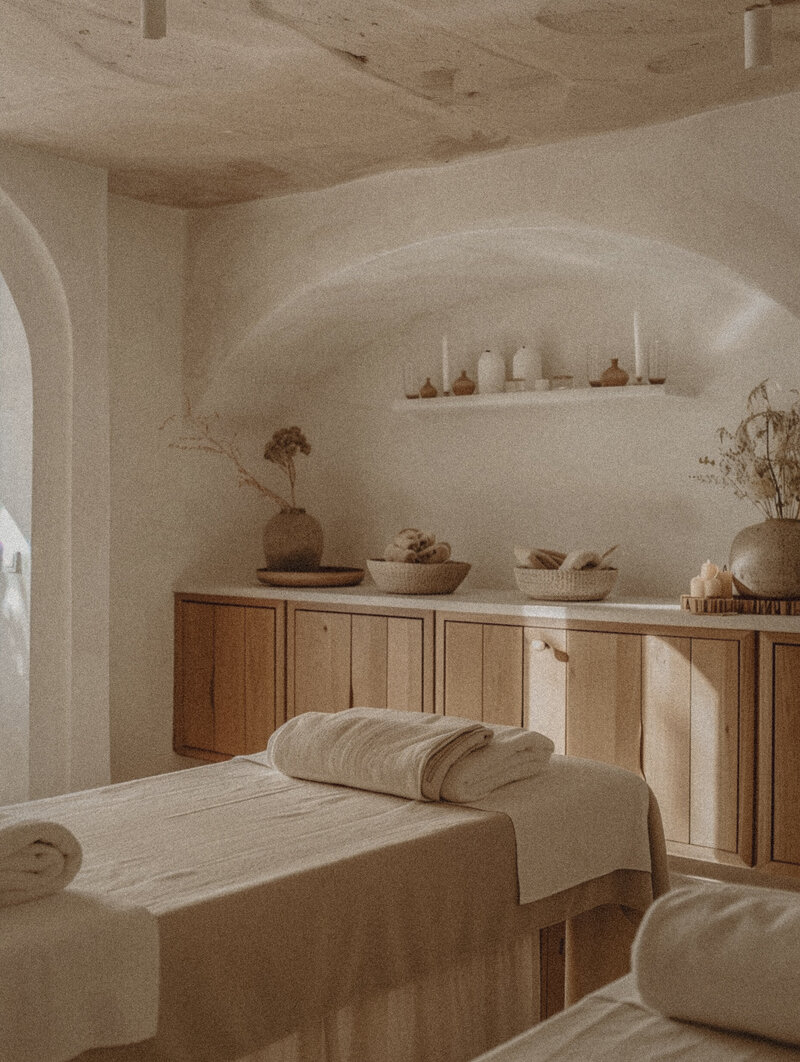 Neutral Spa with Towels