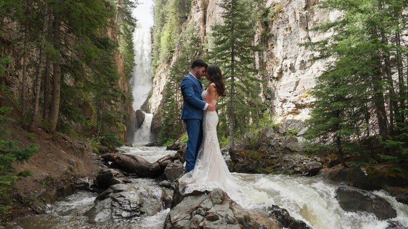 Adventure elopement videographer in Colorado