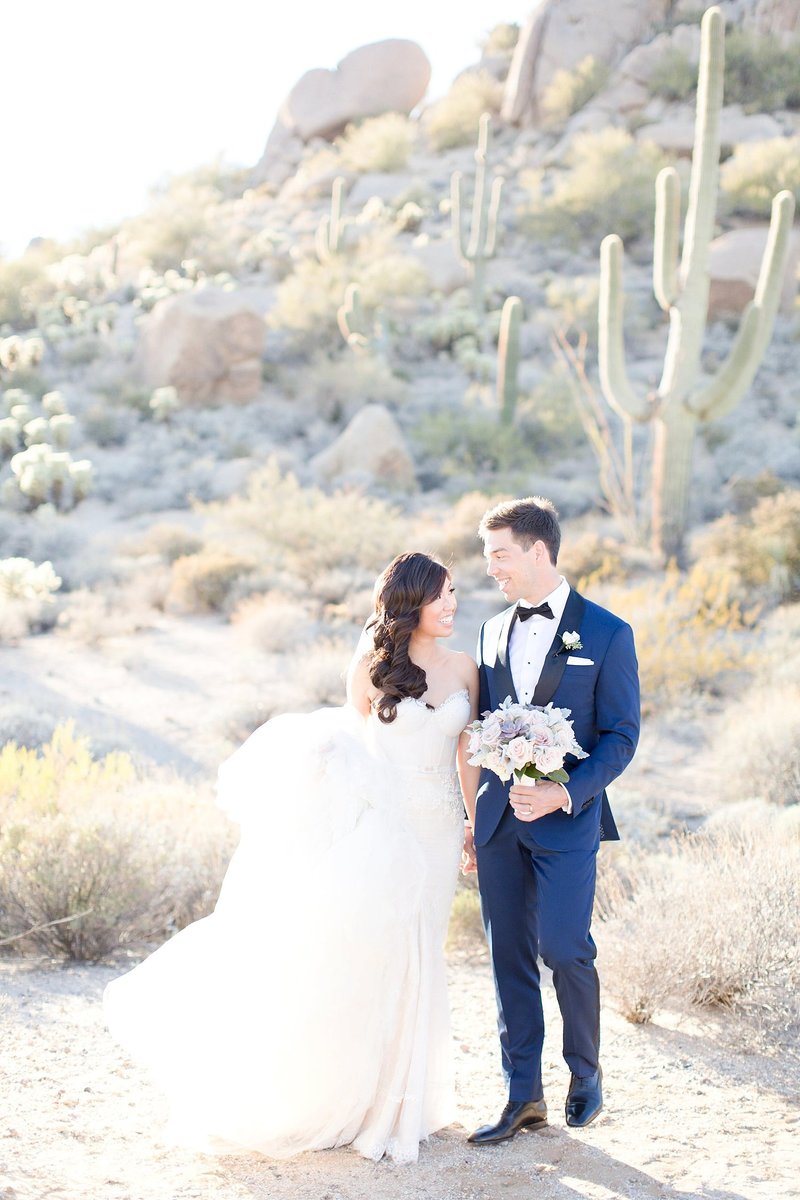 Blush Four Seasons Scottsdale Troon North Wedding | Amy & Jordan Photography