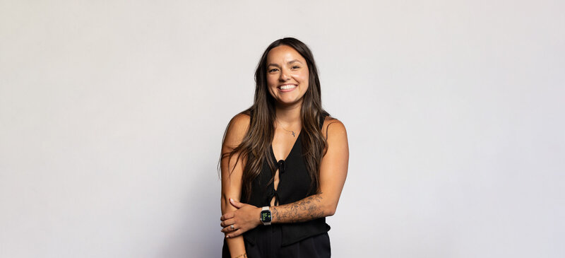 picture of woman smiling at camera