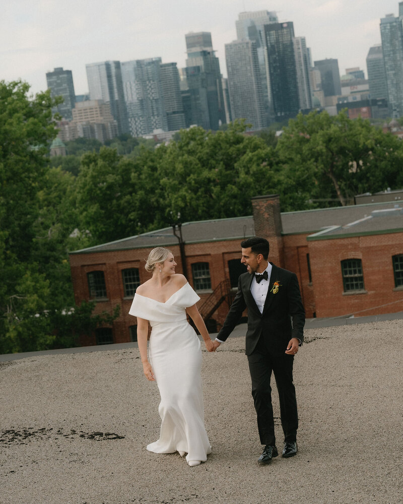 intimate summer wedding at tremblant living under a tent 