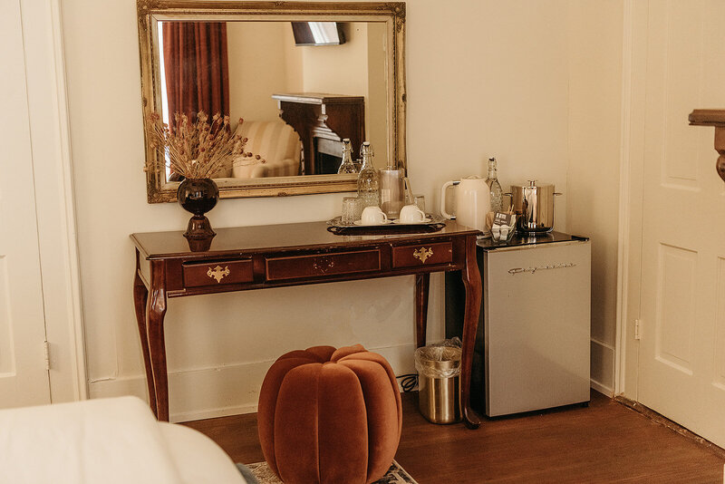 The LIttle Frio Suite Vanity and Drink Station