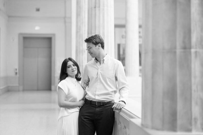 Chicago Art Institute Engagement Photography 012