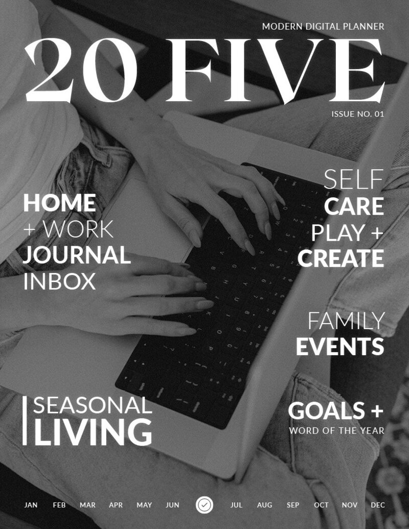 20 Five Digital Planner No 08 by Click 2 Plan